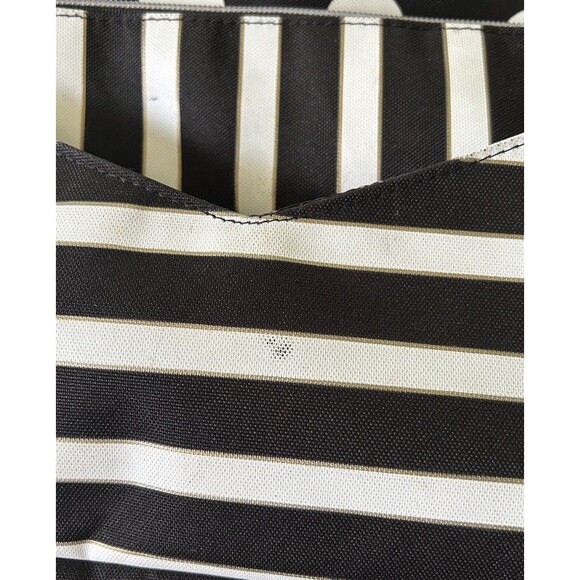 Justice Backpack Est 2004 Exclusive "Just Be You" Gold & White Polka-dot &Stripe - Picture 10 of 10